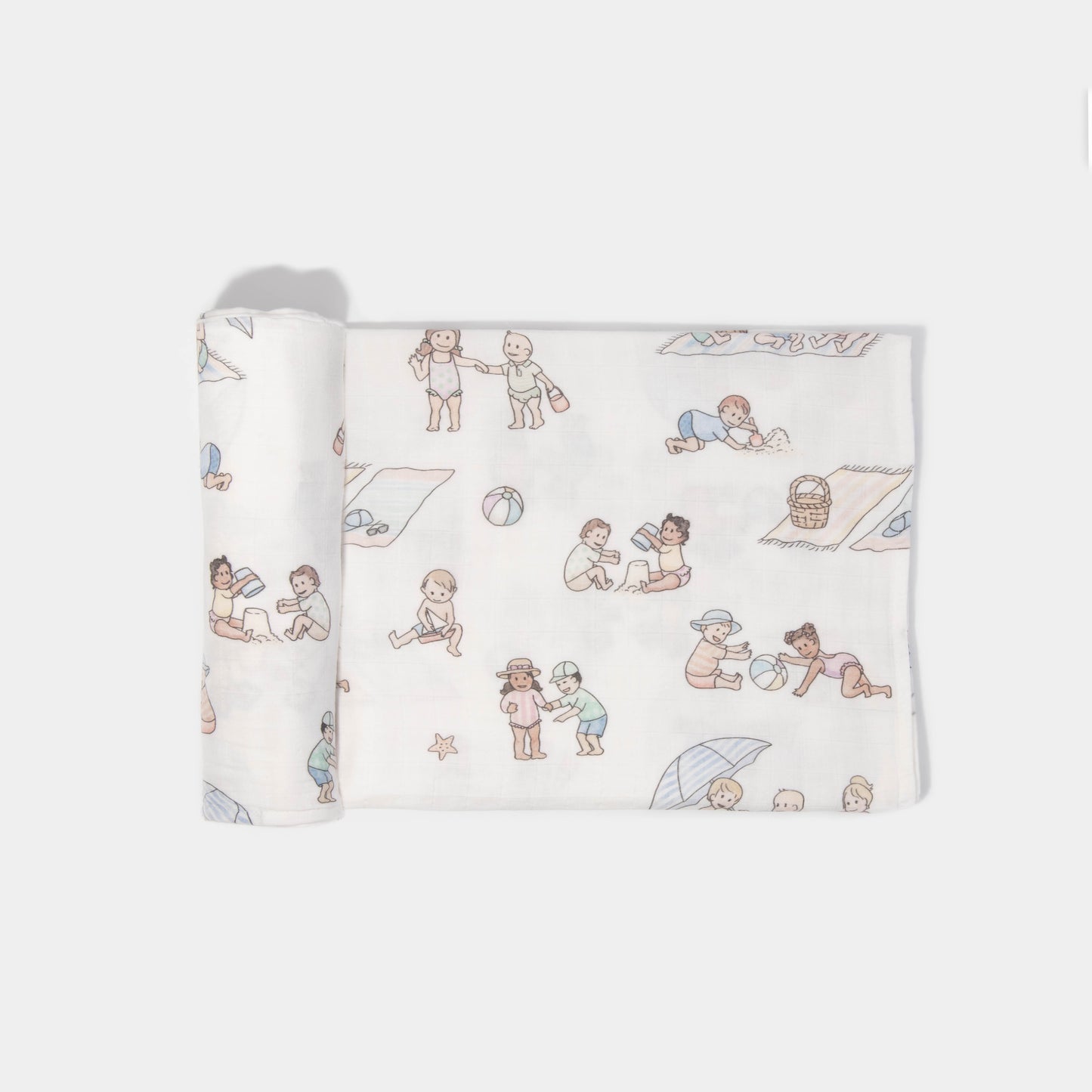 Organic Cotton Swaddle Beach Babies