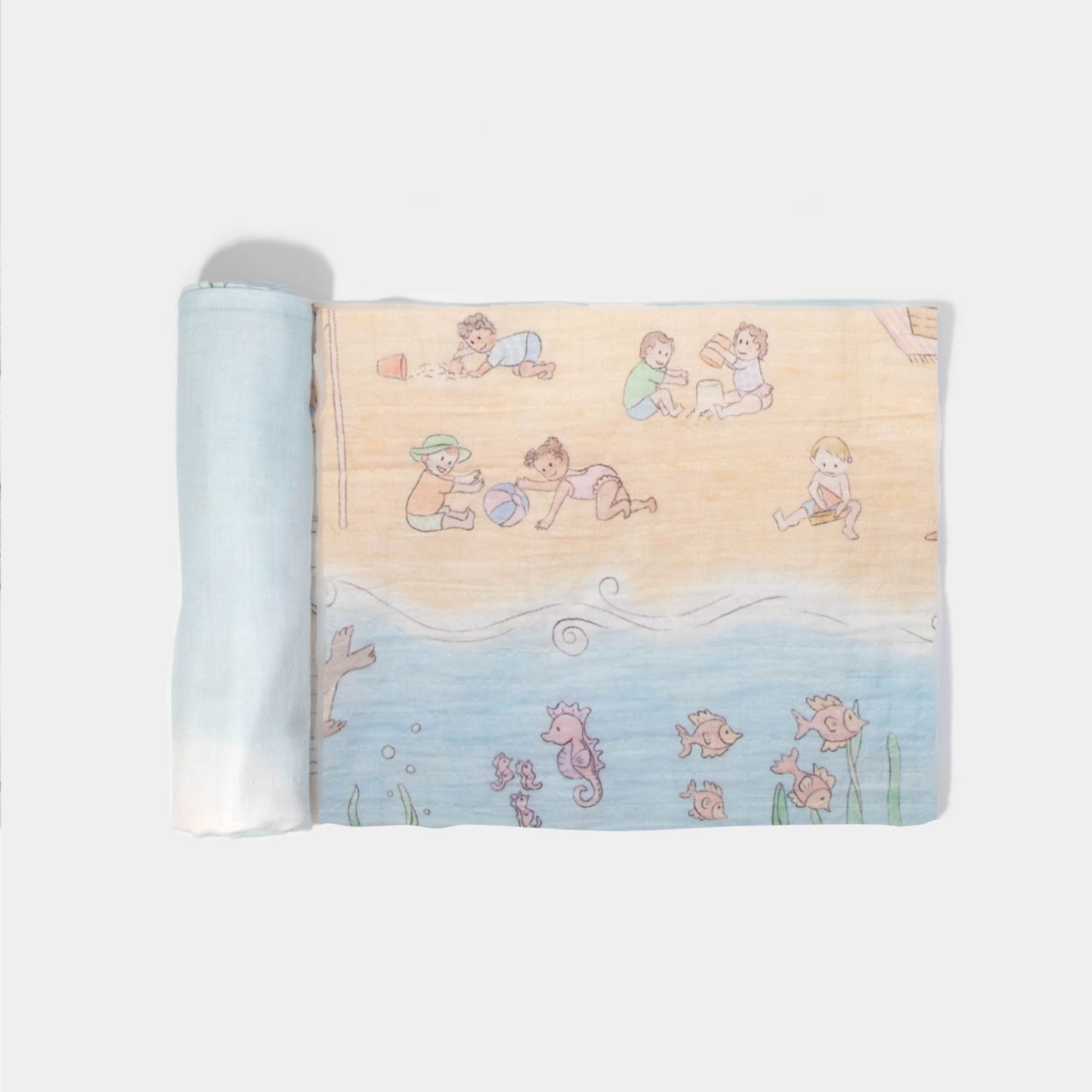 Organic Cotton Swaddle Bondi Beach