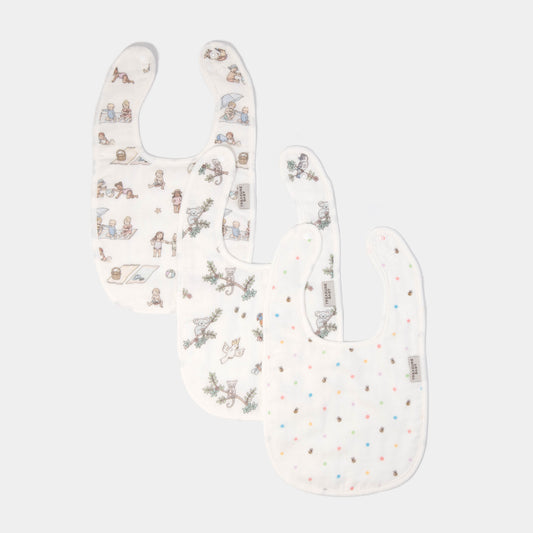 Organic Cotton Bibs 3 pack